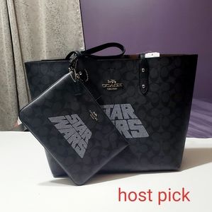 2pcs Coach x Star Wars Town Tote and Wristlet Set